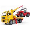 BRUDER 02750 CAMION TRASPORTO JEEP