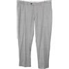Suitsupply Brescia Uomo Pantaloni UK40S Grigio Pura Lana Pieghe Formale Classico