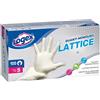 LOGEX PROFESSIONAL Scatola da 100 guanti monouso in lattice Tg. S Logex