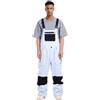 GSOU SNOW Uomo Salopette da Sci Bavaglino da Snowboard Pantaloni da Neve - Multi Tasche Leggeri Impermeabili Antivento Traspiranti Caldi