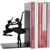 Balvi Fermalibri Ballerina Colore nero Supporto con base antiscivolo Metallo