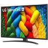 Lg Tv 43 ( LED ) WebOS SERIE NANO81 AI Charcoal black