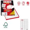 MARKIN Etichette adesive C-513 - in carta - permanenti - 52,5 x 29,7 mm - 40 et-fg - 100 fogli - bianco - Markin (unità vendita 1 pz.)