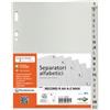 SEI ROTA Separatore alfabetico A-Z Record R - PP - 21 x 29,7 cm - A4 - grigio - Sei Rota (unità vendita 1 pz.)