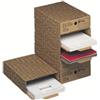 DOX Scatola archivio A4 File - 26 x 8 x 35 cm - avana - Esselte Dox (unità vendita 6 pz.)