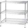 SERENA GROUP Kit scaffale Archimede - 3 ripiani - 60 x 90 x 90 cm - acciaio cromato - Serena Group (unità vendita 1 pz.)