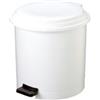 Medial Pattumiera a pedale Ruf - PP - 12 L - diametro 27 cm - altezza 34 cm - bianco - Medial (unità vendita 1 pz.)