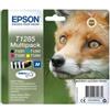 Epson - Multipack Cartuccia ink - C-M-Y-K - T1285 - C13T12854012 - C-M-Y 3,5ml cad - K 5,9ml (unità vendita 1 pz.)