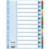 ESSELTE Intercalare Mylar -12 tasti colorati - A4 - Esselte (unità vendita 1 pz.)