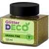 DECO Glitter Bio grana fine - 120ml - oro - Deco (unità vendita 1 pz.)