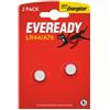 Energizer Micropila Eveready LR44-A76 - 1,5V - a pastiglia - litio - Energizer - blister 2 pezzi (unità vendita 1 pz.)