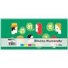 EDIPRO Blocchi numerati (1-1000) - 5 colori assortiti - 6 x 13 cm - Edipro (unità vendita 5 pz.)