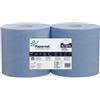 PAPERNET Bobina asciugatutto Superior - 3 veli - 19 gr - diametro 25 cm - 23,6 cm x 150 m - blu - Papernet (unità vendita 2 pz.)