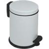 Medial Pattumiera a pedale New Bin Basic - 3 L - metallo verniciato - bianco - Medial (unità vendita 1 pz.)