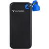 VERBATIM SSD Portatile Pocket USB 3.2 GEN 2 - 1 TB - Nero-Blu- Verbatim - 32191 (unità vendita 1 pz.)