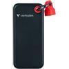 VERBATIM SSD Portatile Pocket USB 3.2 GEN 2 - 1 TB - Nero-Rosso -Verbatim - 32192 (unità vendita 1 pz.)
