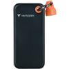 VERBATIM SSD Portatile Pocket USB 3.2 GEN 2 - 1 TB - Nero-Arancio Verbatim - 32193 (unità vendita 1 pz.)