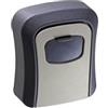 Valex Cassetta di sicurezza per chiavi - combinazione meccanica - 9,5 x 11,5 x 4 cm - metallo - nero-grigio - Valex (unità vendita 1 pz.)