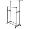 PERFETTO Appendiabiti su ruote Gastone - 2 barre - Perfetto (unità vendita 1 pz.)