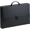 FAVORIT Valigetta polionda Total Black - 28 x 43 cm - dorso rigido 8,5 cm - PPL - nero - Favorit (unità vendita 1 pz.)