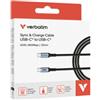 Verbatim - Cavo USB-C a USB-C_60W- 31845 - 120cm (unità vendita 1 pz.)
