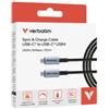 Verbatim - Cavo USB-C a USB-C_240W_40Gbps - 31847 - 120cm (unità vendita 1 pz.)