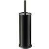 PERFETTO Portascopino Vic - diametro 9,5 cm - altezza 27 cm - acciaio inox - nero satinato - Perfetto (unità vendita 1 pz.)