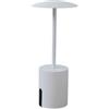 King Collection Lampada da tavolo Rocket - a led - alluminio - bianco - King Collection (unità vendita 1 pz.)