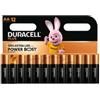 DURACELL Pila stilo AA - 1,5V - Plus Powerboost - MN1500 - Duracell - blister 12 pezzi (unità vendita 1 pz.)