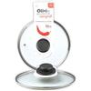 IPEA Coperchio per Padella o Pentola in Vetro Temperato - 18/20 / 22/24 / 26/28 / 30/32 cm - Trasparente Rotondo Universale con Pomello per Pentole e Cucina - Lavabile Lavastoviglie - 32 CM