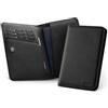 VULKIT Porta Passaporto Portafoglio da Viaggio Portafoglio da Viaggio in Pelle con Blocco RFID Organizer Custodia per Passaporto per Passaporto, Biglietti da Visita, Carte di Credito, Carte d'imbarco