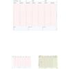 RAFTOM Planner Settimanale da Scrivania A4 - Blocco Note con Scansione Oraria 07-21, Agenda Settimanale da Tavolo in Italiano con Sezione Obiettivi e Note, 50 Fogli a Strappo, Carta Certificata FSC