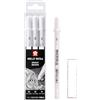 PIGMA MICRON Sakura Gelly Roll Bianco, Sakura Gelly Roll GEL PEN. 4 penne gel bianco, 05/08/08/10 e 1 carta