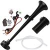 FARBIN Clacson ad aria compressa, 12 V, con compressore, 118 dB, super forte, universale, per camion, treno, auto, bus