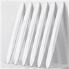 JinRui-T 6 strisce protettive universali per bordi portiera auto, anti-collisione, colore bianco