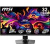 msi MPG 322URX QD-OLED 31,5 4K UHD Gaming Monitor - Pannello Quantum Dot OLED 3840 x 2160, 240Hz / 0,03ms, 99% DCI-P3, ΔE≤2, DisplayHDR True Black 400, KVM, RGB - DP 2.1a, HDMI 2.1, USB Type-C