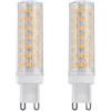 Area illumina Lampadine LED G9 8W - Confezione 2 Pezzi - 3000K Luce Calda o 4000K Luce Naturale - Fino a 946lm - CRI 84 - Alta Luminosità - 15.000 Ore (4000K Luce Naturale)
