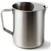 Space Home - Caraffa per Acqua Acciaio Inox 1,8 L con Coperchio e Manico - Brocca Per L'Acqua per Bevande Calde e Fredde, Tè, Limonata e Succhi - Caraffa per Tavola, Cucina, Ristorante
