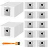 lttorjf 12 sacchetti per aspirapolvere compatibili con DEEBOT X9 PRO OMNI,X8 PRO OMNI,T50 OMNI,T5O PRO OMNI, T5O MAX PRO OMNI, T30C OMNI,T30C PRO OMNI, T80 OMNI