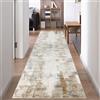 Tappeto Runner Per Corridoio 40x220 Cm - Antiscivolo, Lavabile In Lavatrice, In Poliestere Con Supporto In Gomma