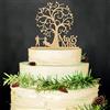 Miss-shop Mr et Mrs Cake Topper,Sposa Decorazione Torta di Legno, per Mr & Mrs Wedding Cake Topper Decorazione