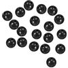 PATIKIL 100Pcs 8Mm Perle da Pesca con Scatola di Immagazzinaggio Nero