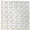ANHORTS Gommini Paracolpi, Silicone Gommini di Protezione, Paracolpi Adesivi Piedini Trasparente Ammortizzatore di Colpi per Porte, Mobili, Laptop, Cassetti, Armadiett (36 pcs(15 * 15 * 3mm))
