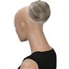 CAISHA Chignon Posticcio Treccia Hepburn-Bun Capelli Elastici Updo Biondo Chiaro Mix DC23