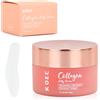 xianynow Collagen Jelly Creme, Crema Viso Contenente Collagene Idrolizzato e Niacinamide, Idrata la Pelle, ne Migliora l'Elasticità e Rafforza la Barriera Cutanea, Crema Idratante Viso con Spatola per Trucco,