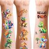 JOOTUEPO Tatuaggi per Bambini 140+, 12 Fogli Tatuaggi Temporanei Bambini I, comprendono animali e Dinosauro perfetti per premiare i bambini, per Feste Riempitivi per Sacchetti Regalo