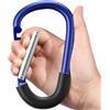 SURDOCA Ganci per passeggino, grandi ganci per passeggino per borse, clip e ganci universali per passeggino, gancio mamma per passeggino resistente, accessori per passeggino per mamma blu 1