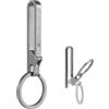 KeyUnity KM23 Portachiavi da cintura EDC in titanio, clip portachiavi a sgancio rapido con design di bloccaggio anti-apertura per cintura, tasca, borsa, borsellino e zaino.