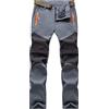 Maeau Pantaloni da lavoro 2 in 1, con zip off, per bambini, ad asciugatura rapida, leggeri, impermeabili, per attività all'aria aperta, da trekking, con cintura, primavera, estate, autunno, 116-152,