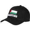 Nyls Création Cappello Palestina Nera Bandiera Palestinese Rosso Bianco Verde - Taglia Unica - Nero